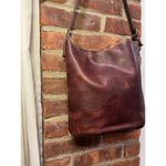 Timberland  Small Classic Leather Bucket Bag Brown Burgundy Photo 5