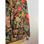 Peruvian Connection  Ismena Black Floral Linen Pants Sz. 2 Photo 6