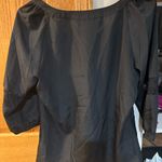 Kardashian Kollection  Black Blouse with Lace Accents Photo 2