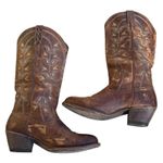 Ariat Women Desert Holly Pearl Leather Western Boots Embroidered Design Sz 5.5 B Photo 2