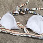 O'Neill O’Neill earth tone stripe bikini set. XS. NWT Photo 7