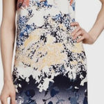 Adelyn Rae  FRANCES FLOWER MULTI COLOR PRINTED SLEEVELESS SLIP SHEATH DRESS XS Photo 0