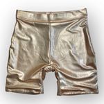 SKIMS  Metallic Champagne Swim Shorts Bottoms Women’s Size Large NWT RARE Photo 3