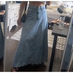 joe's jeans Denim Maxi Skirt SIZE 30 Full A-Line Jean Western Rigid Country $218 Photo 4
