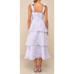 Lulus NWOT  Medium Glamorous Sweetie Lavender Burnout Tie-Strap Bustier
Midi Photo 1