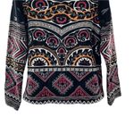 Johnny Was Workshop Blair Velvet Embroidered Statement Blazer Coat Jacket Small Photo 8