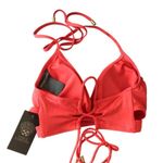 Vince Camuto Cut Out Wrap Bikini Top Strappy Watermelon Pink S Photo 3