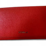 Furla Babylon XL Continental Wallet Pink Salmon Saffiano Leather Photo 0