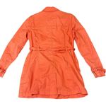 Michael by Michael Kors Orange/Coral Trench Rain Lightweight Coat Sz.Medium GUC Orange Photo 6