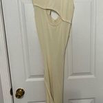 Aya Muse Marmo Dress in Buttercream Size L Photo 3
