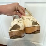 Chloé CHLOE Size US8 IT38 White Leather Chunky Heel Platform Sandals Photo 2