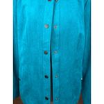 Studio Works NEW Button Up Blazer Jacket Womens 10 Blue Pockets Lined Collared Photo 5