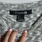 Forever 21 Women Open Back Gray Long sleeve Sweater shirt size small Photo 2