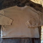 American Eagle Dark Grey Long Sleeve Crop Top  Photo 2