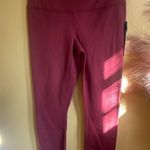 Alo Yoga Yogalicious Lux Yoga Burgundy Leggings Photo 0
