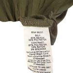 NWT Parallel Skies Pullover Button Tie Front Womens XL Boho Green Mixed Fabric Photo 5