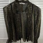 ZARA  long sleeve sheer top which is meant to wear over a tank top Photo 0