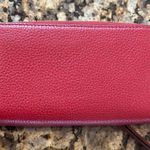 Coach Red Accordion Wallet Photo 1