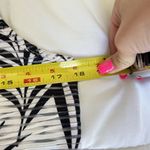 Pacific Beach Womens Small White Blue Tropical Sleeveless Cover Up Dress Tie Photo 3