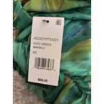 AFRM NWT Women's Mirza Ruched Acid Green Marbled Mini Dress Size XS Photo 3