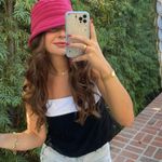 Urban Outfitters Fuzzy maroon bucket hat 💜 Photo 1