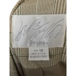 Vintage Lord & Taylor Petites Women'sā Plaid Short Sleeve Skirt Suit Size 10 Tan Photo 5