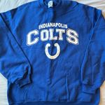 Jerzees Indianapolis Colts Football Jerzeez Crewneck Sweatshirt Size Large Photo 0