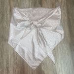 Champagne Color Strapless Bandana Style Crop Top🥂🎀 Gold Size L Photo 4