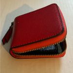 Henri Bendel , New York eye contact carrying zippered case. Red with tassel pull. Photo 3