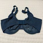 Wacoal  Teal Blue Deep Sea 34DD Halo Lace Unlined Bra Wire 851205 Convertible Photo 1