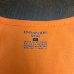 Jones New York  Vibrant Orange Short Sleeve Tee Photo 3