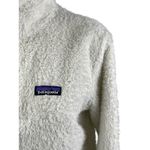 Patagonia Los Gatos Women's White Fleece 1/4 Zip Long Sleeve Sweater Top Sz XXS Photo 1