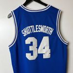 He Got Game Movie Shuttlesworth Lincoln Movie Jersey Blue White XL Extra Large Photo 14