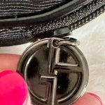 Giorgio Armani  perfumes‎ black zipper bag Photo 2