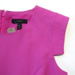 J.Crew NWT Resume Sheath in Vivid Flamingo Pink Stretch Wool Dress 0 $188 Photo 2