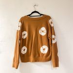 Madewell  Cotton Cardigan Sweatshirt in Tie-Dye Dot Warm Hickory Small Photo 2