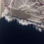 INA Floral Appliqué Top in white size M Photo 4