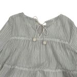 Madewell  Tiered Top in Haysboro Stripe COLOR White Wash Photo 8