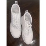 Dr. Martens  Combs Women White Canvas High Top Combat Boots Sz 8 Bonny W Photo 1