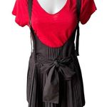 Vintage Olive Des Olive Japanese Brand × Streetwear Suspender Pleated Skirt Brown Photo 0