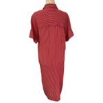 MNG Mango Red Striped Shirt Dress (missing belt) Women's Size 2 | 48 Photo 1