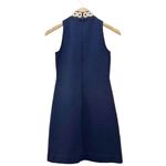 Lilly Pulitzer Callista Shift Dress in True Navy With Gold Lace Trim Size XXS Photo 2