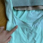 Lululemon Core Kicker Tank, Size 2, Fresh Teal / Mini Hyper Stripe Fresh Teal Photo 2