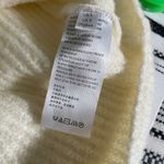 Urban Outfitters Knit Cropped Sweater Small Cream Ivory Boxy Clean Girl Jumper Photo 6