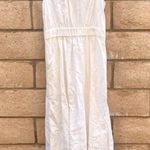 Madewell Button-Waist Wrap Midi Dress 4 White Photo 6