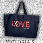 Victoria's Secret VS Sequin Tote Bag Zip Up Weekender Gym Shoulder Travel Bling Photo 2