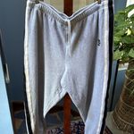 PINK - Victoria's Secret VS PINK Collegiate Grey, Striped Logo Sweatpant Joggers Plus Size XXL Photo 2