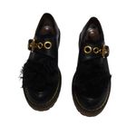 Car Shoe Olimpiadi St Moritz Black Scarpa Donna Chunky Lug Slip On Rare Size 7 Photo 2