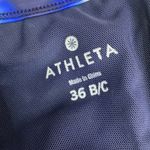 Athleta  Blue Tie Dye Del Mar Bikini Top Size 36 B/C or W-541 Medium Photo 4