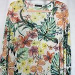 cha cha vente Women's Swim Coverup 2X Tropical Green Coral Lightweight Sheer Photo 1